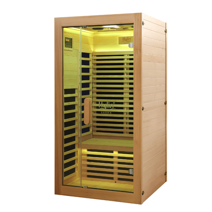 Kylin Low EMF Carbon Infrared Sauna Room 1 Person H6101 (HL-200K)