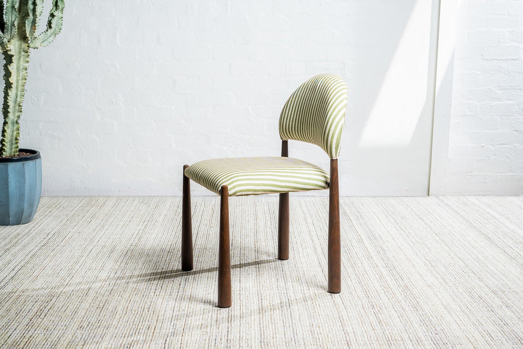 Elara Dining Chair Moss / Walnut (Set of 2)