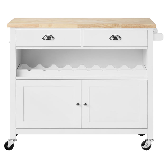 Hampshire 2 Drawer 2 Door Kitchen Storage Trolley