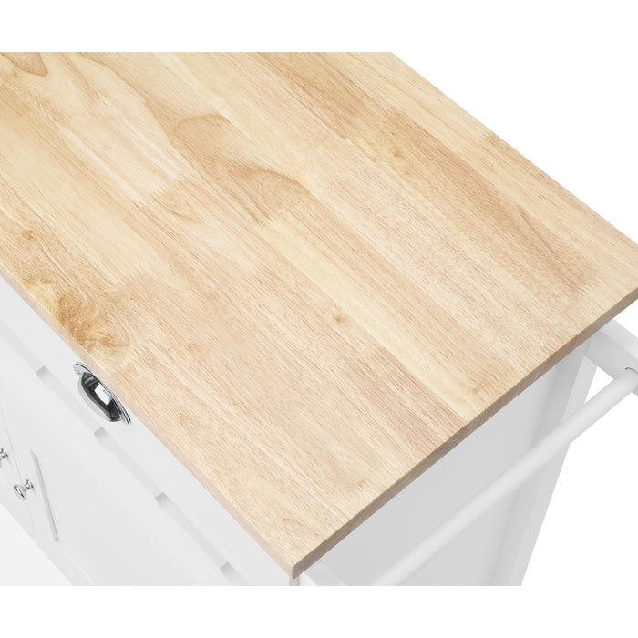 Hampshire 2 Drawer 2 Door Kitchen Storage Trolley