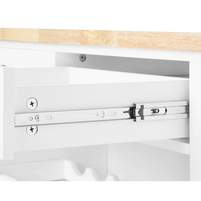 Hampshire 2 Drawer 2 Door Kitchen Storage Trolley