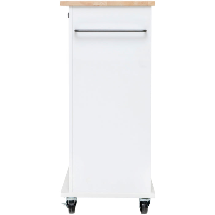 South Hampton 4 Drawer 1 Door Kitchen Trolley