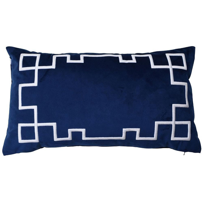 Palm Springs Navy Rect. Cushion