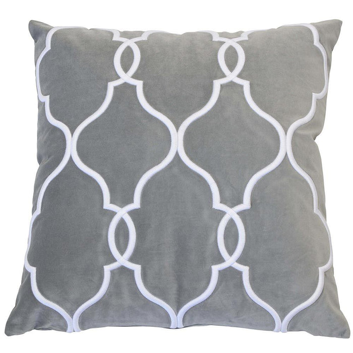 Laguna Beach Silver Cushion