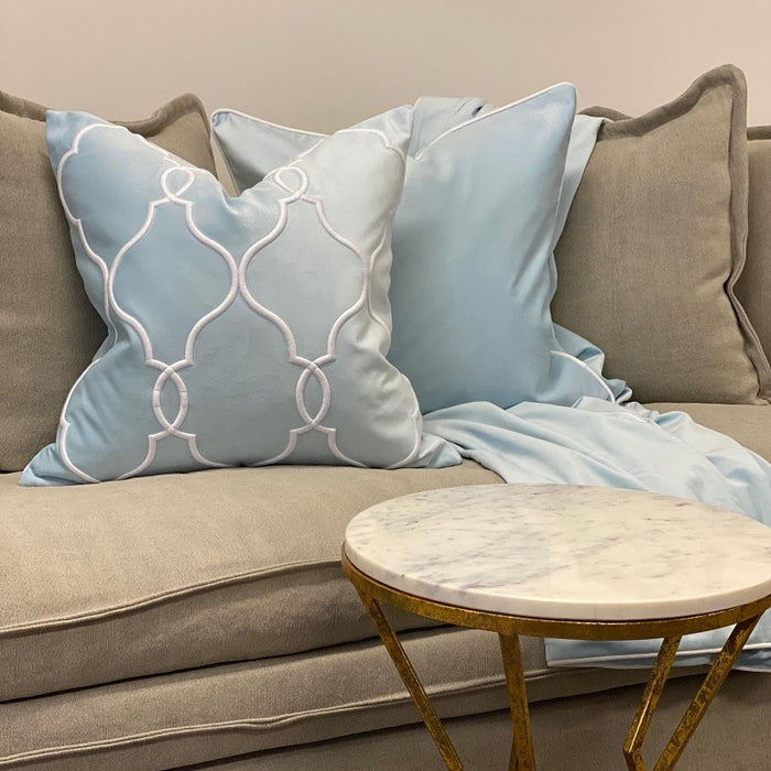 Laguna Beach Baby Blue Cushion