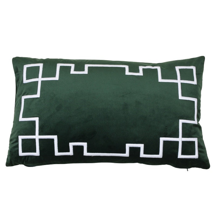 Palm Springs Green Rect. Cushion