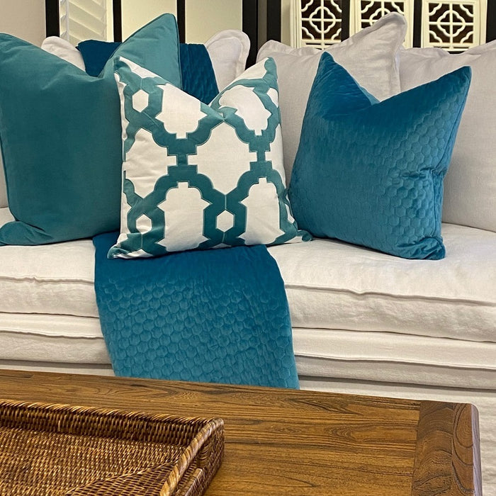 Brighton Turquoise Cushion