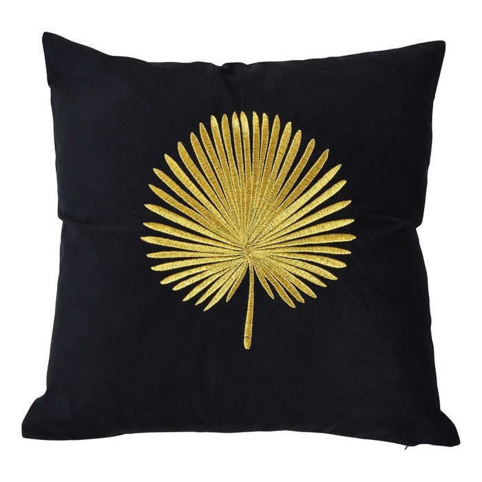 Palma Gold Leaf Cushion