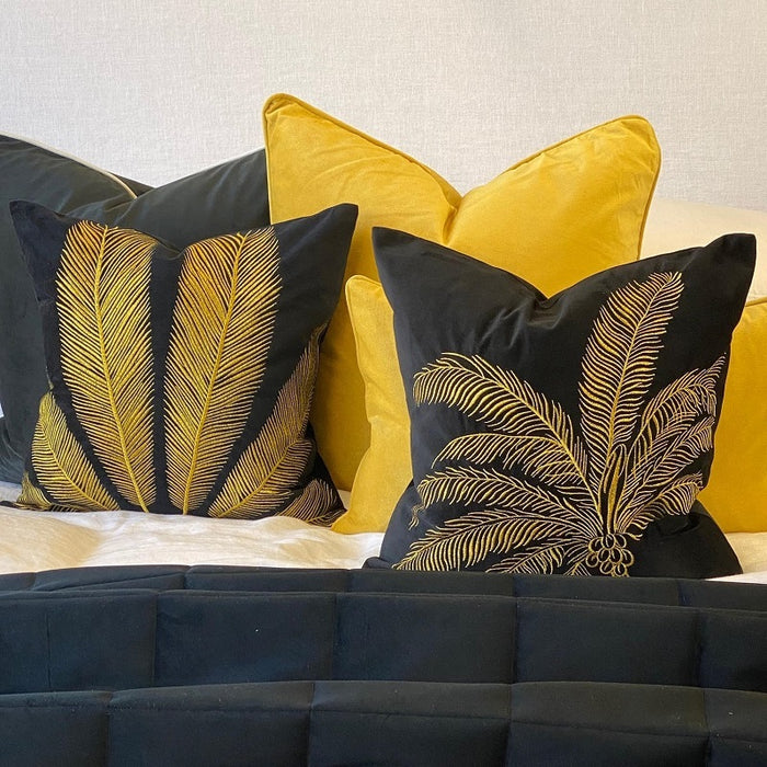 Marbella Gold Leaf Cushion