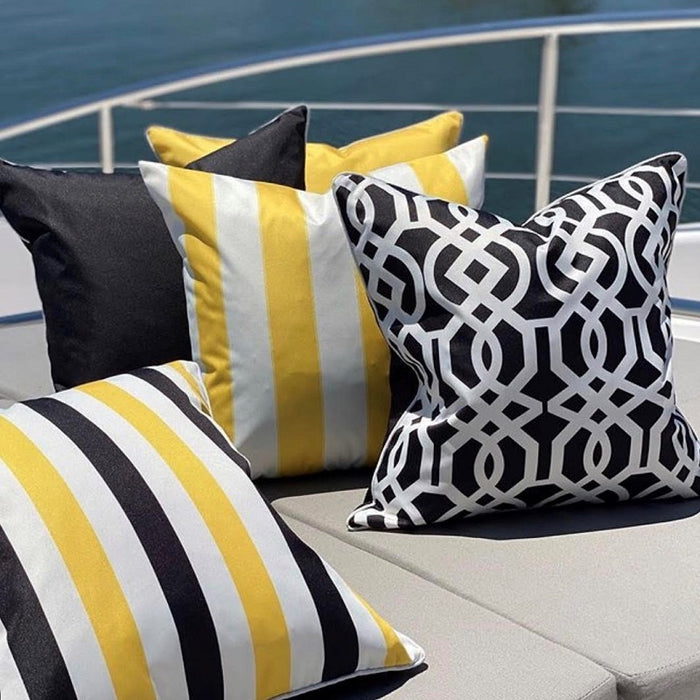 Capri Yellow Cushion