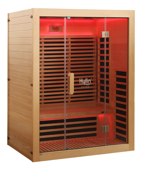 Kylin Low EMF Carbon Infrared Sauna Room 3 Person H6301-F