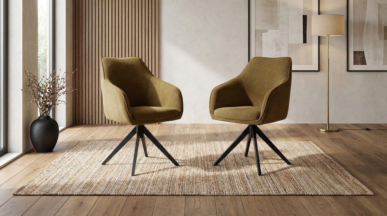 Otis Rotation Dining Chair Olive (Set of 2)