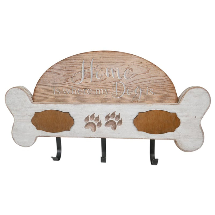 Home Is Where My Dog Is Wall Hooks