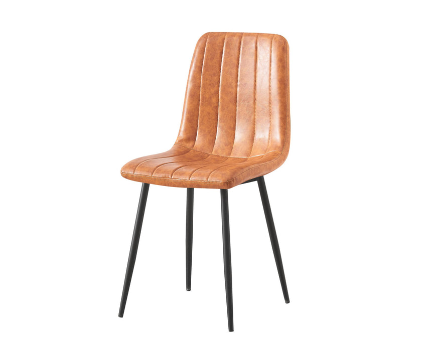 Theo Chair Tan Faux Leather