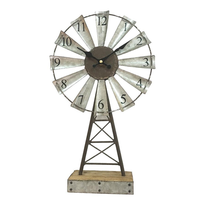 Windmill Table Clock NEW Clocks