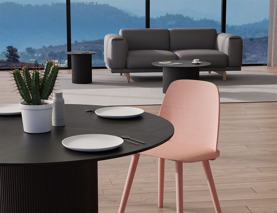 Mimi Dining Table - Black - Black - 120cm