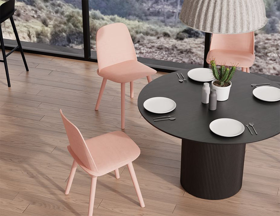 Mimi Dining Table - Black - Black - 120cm