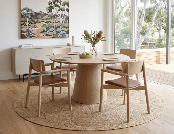 Circa Dining Table - Round - Natural Ash - 120cm