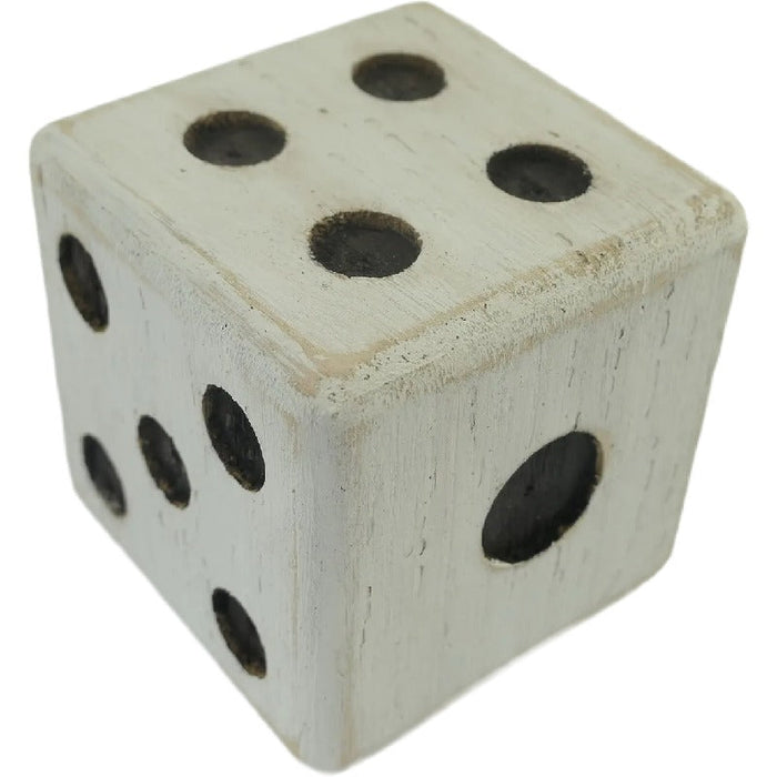 Whitewash Square Dice