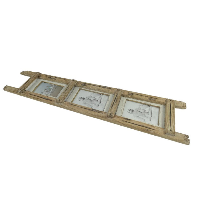 Handcrafted 'Ladder' Floor/Wall 4x6/5x7" Photoframes
