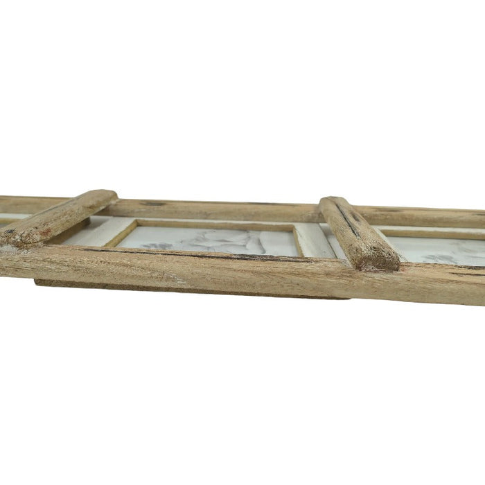 Handcrafted 'Ladder' Floor/Wall 4x6/5x7" Photoframes