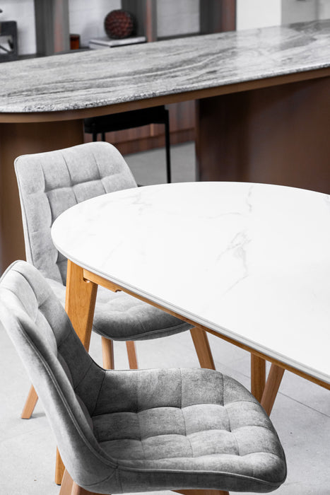Finlor Dining Table Snow White
