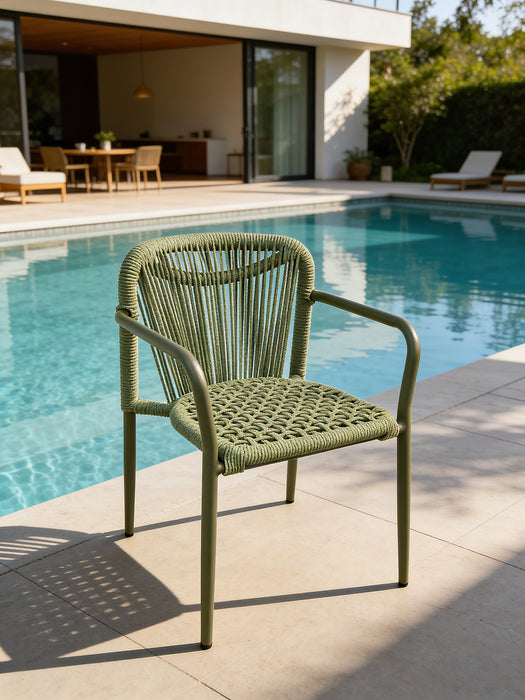 Hensley Dining Chair Lime (Set of 2)