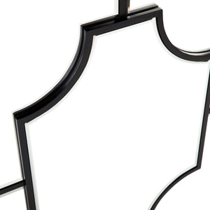 Cafe Lighting and Living Boyd Wall Mirror - Black