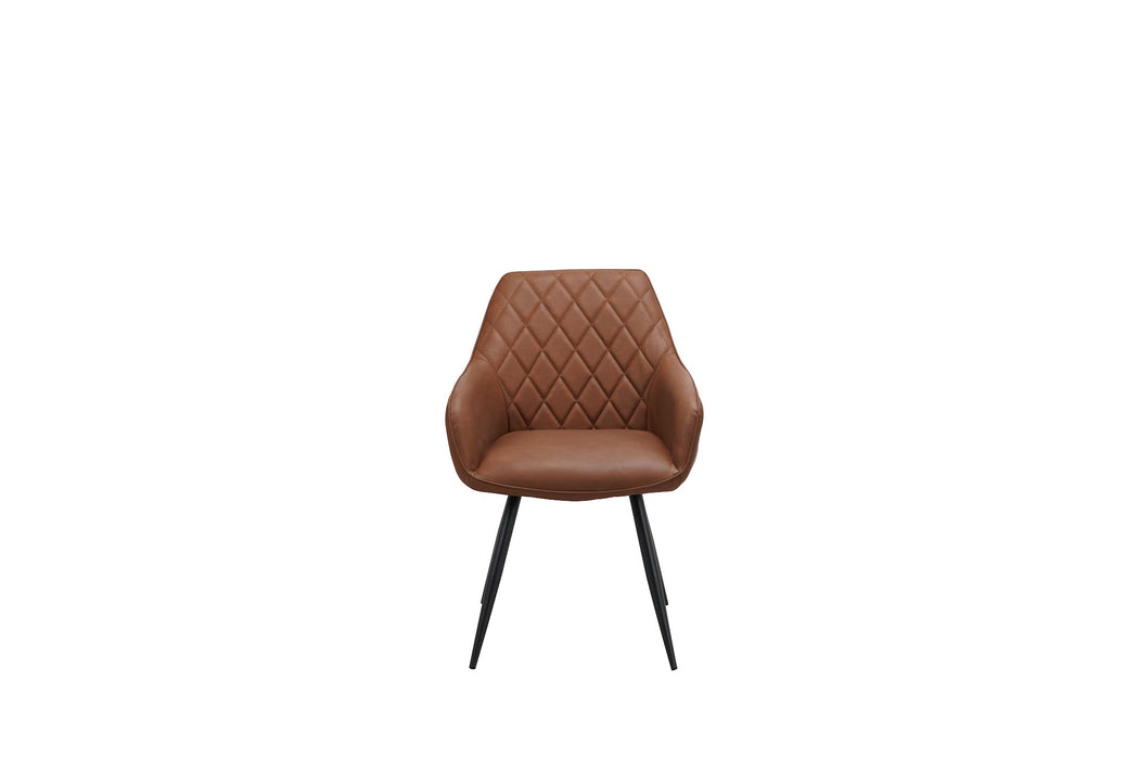 Zane Dining Chair Cognac (Set of 2)