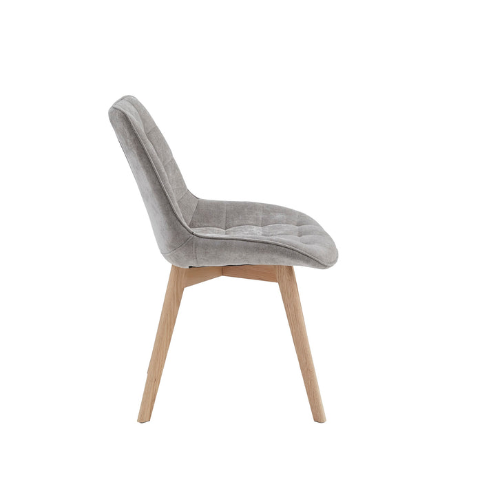 Foresta Dining Chair Light Grey / Natural (Set of 4)