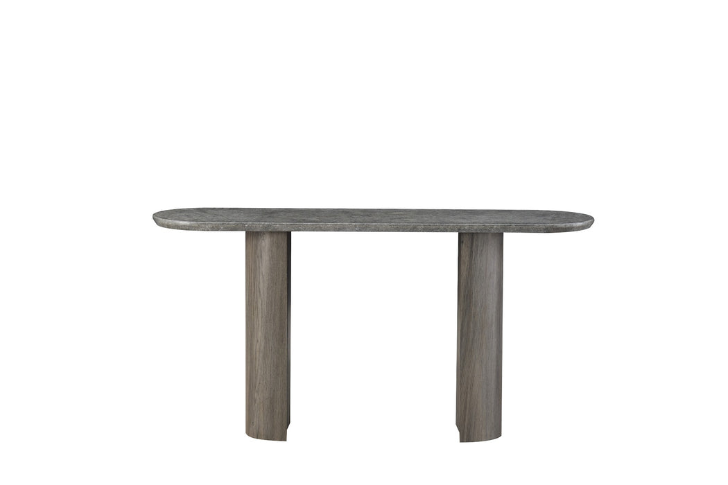 Corvin Console Table Grey Marble