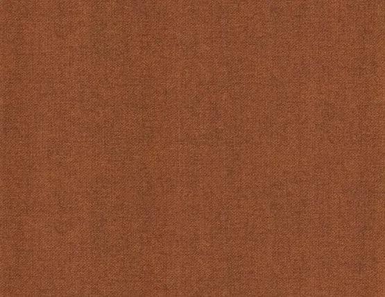 Button Small Ottoman - Light Grey Lower - Terracotta Brown Upper