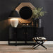 Cafe Lighting and Living Zanzibar Black Steel Stool