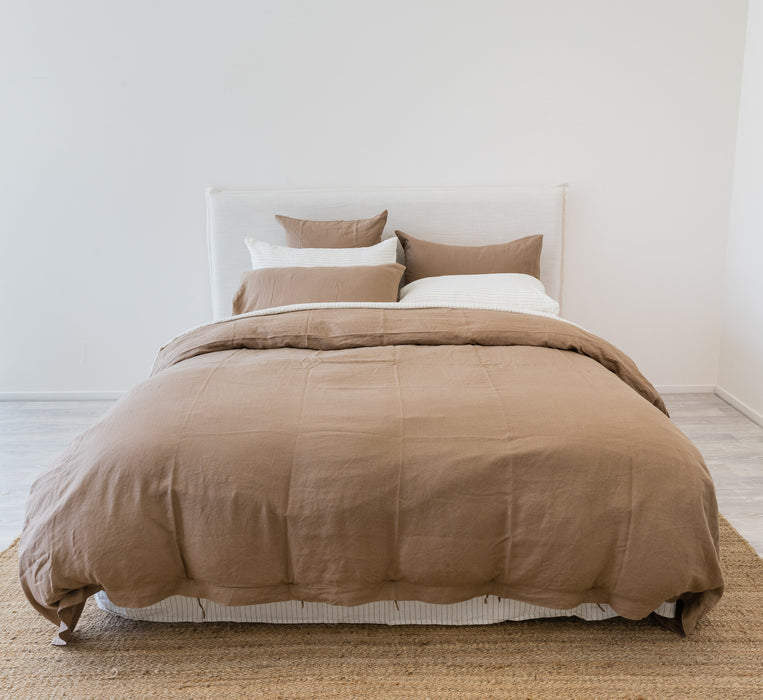 Linen Doona Chestnut