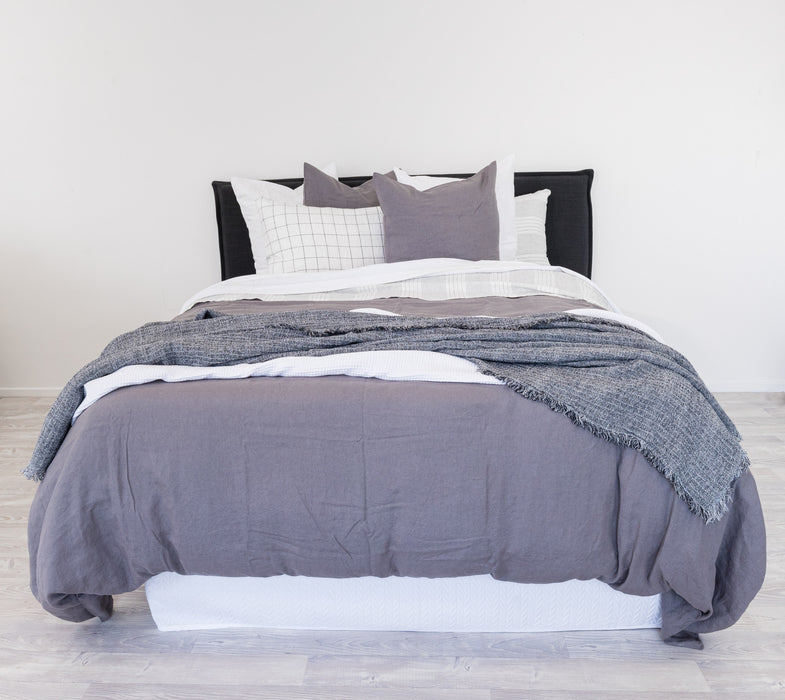 Linen Doona Charcoal