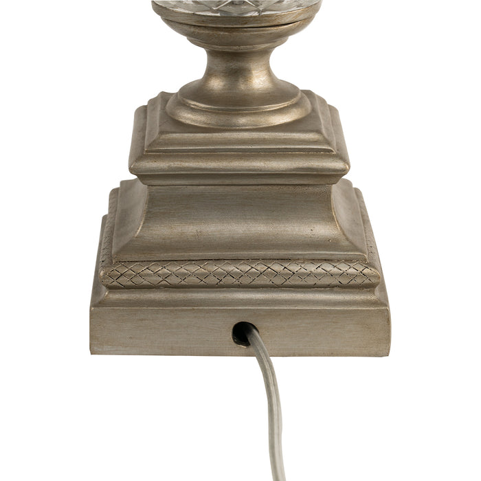 Langley Table Lamp - Antique Silver