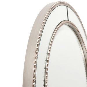 Zenith Wall Mirror - Round Antique Silver