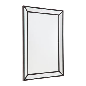 Zeta Wall Mirror - Medium Black