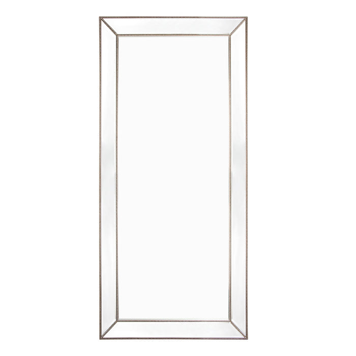 Zeta Floor Mirror - Antique Silver