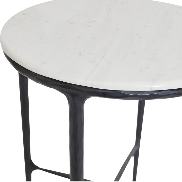 Cafe Lighting and Living Heston Round Marble Side Table