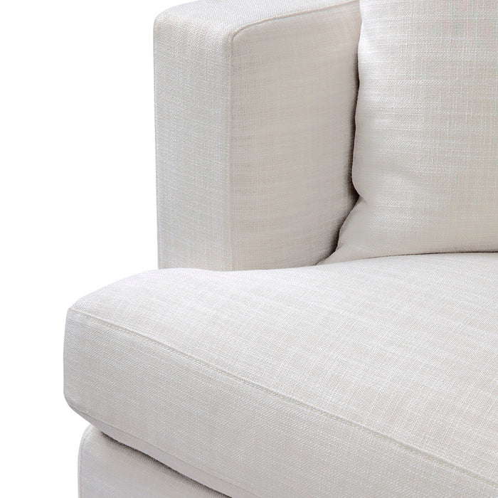 Birkshire 3 Seater Slip Cover Sofa - Off White Linen