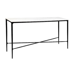 Cafe Lighting and Living Heston Marble Console Table - Medium