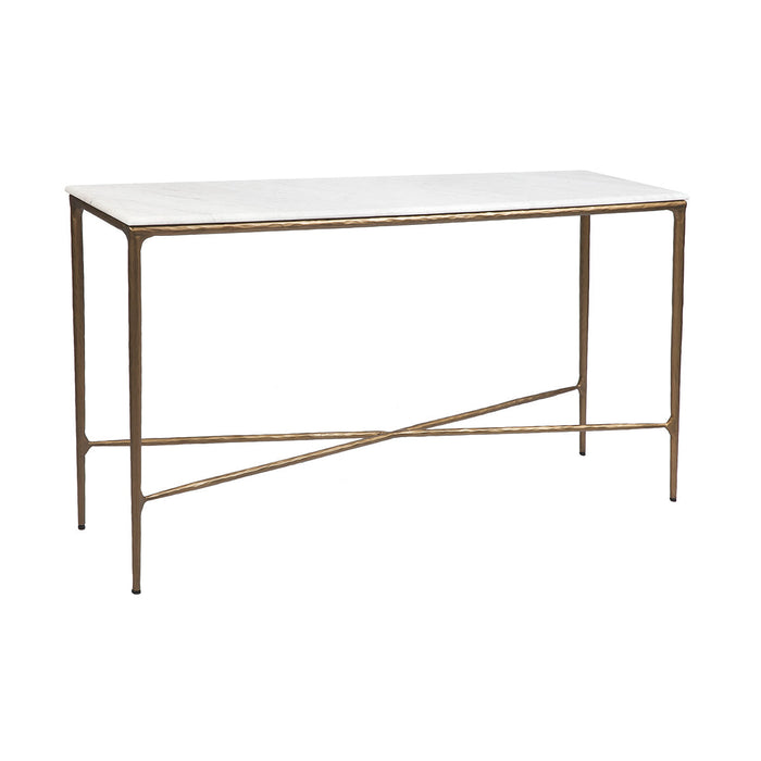 Heston Marble Console Table - Gold, 140cm
