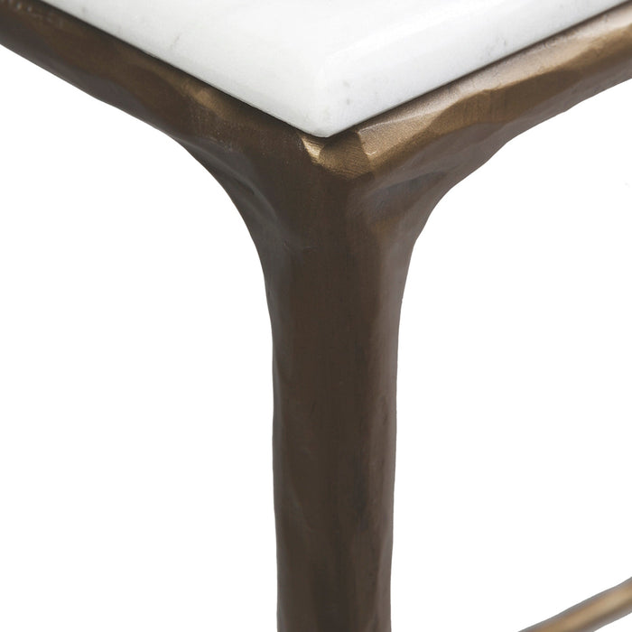 Heston Marble Console Table - Gold, 140cm
