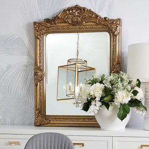 Elizabeth Wall Mirror - Antique Gold