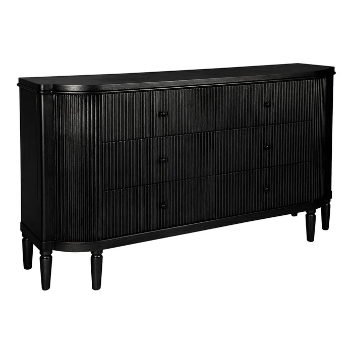 Arielle 6 Drawer Chest - Black