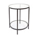 Cafe Lighting and Living Cocktail Glass Round Side Table