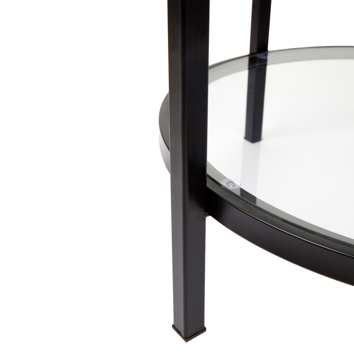 Cafe Lighting and Living Cocktail Glass Round Side Table