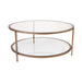 Cafe Lighting and Living Cocktail Glass Round Coffee Table