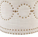 Cafe Lighting and Living Bradshaw Round Storage Stool - Natural Linen